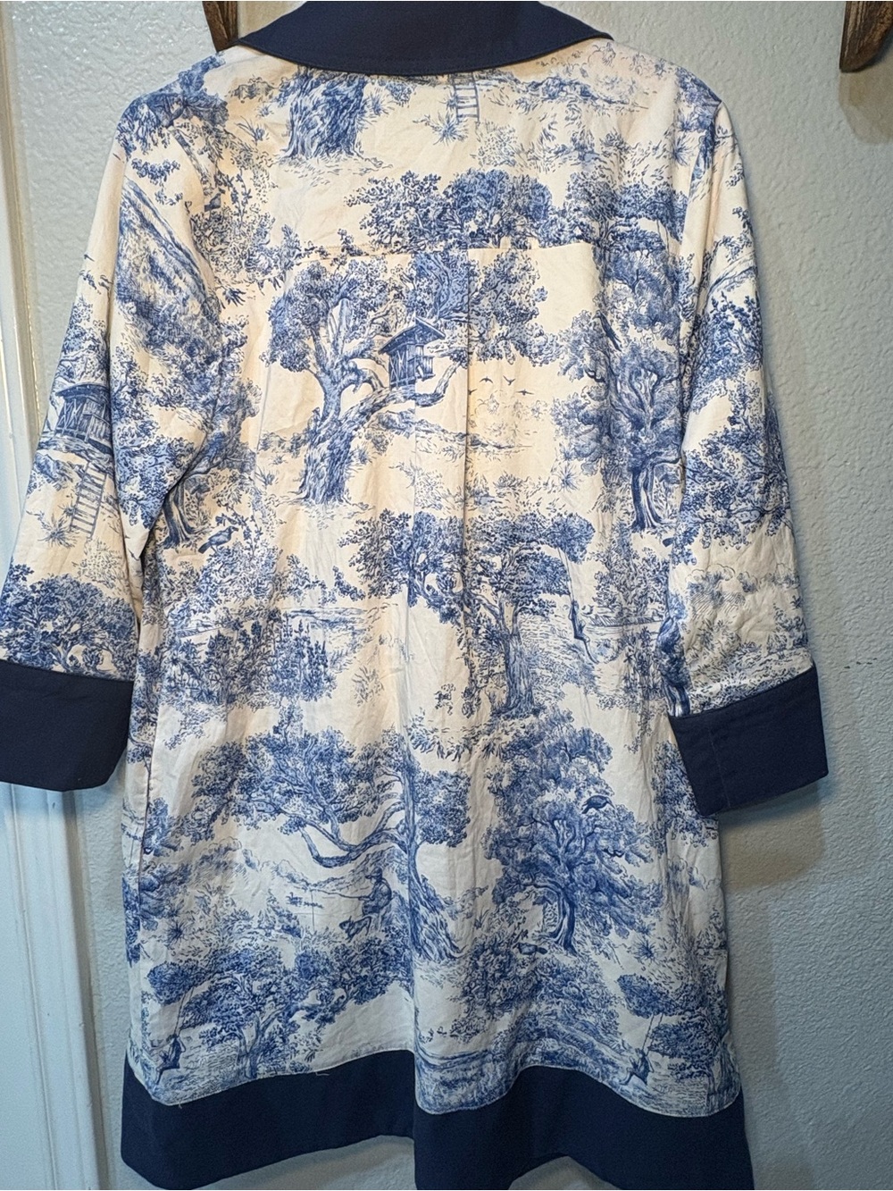 Entro Women’s EMMA TOILE DRESS - NAVY BLUE Size Medium NWT - Picture 14 of 16